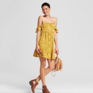 Womens Mossimo Off Shoulder Ruffle Dress